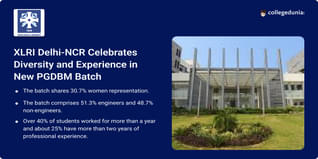 XLRI Delhi-NCR Welcomes New PGDBM Batch with 25% Rise in Female Representation, Know More Details Here